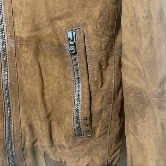 John Varvatos Star USA Suede Jacket - Picture 8 of 14